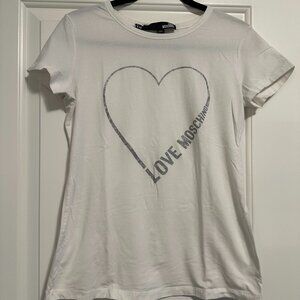 LOVE MOSCHINO White T-Shirt
